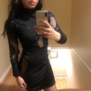 Missguided Black Mini Dress